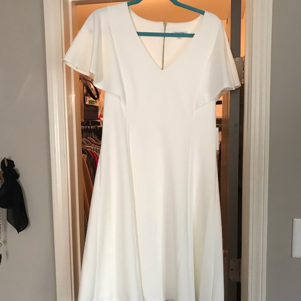 Calvin Klein white dress size 12